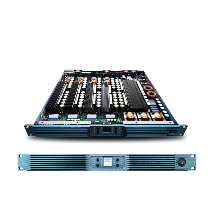 PFC 1U Big Power 4 Channel x 1600 Watts Digital Class D Module Power Amplifiers