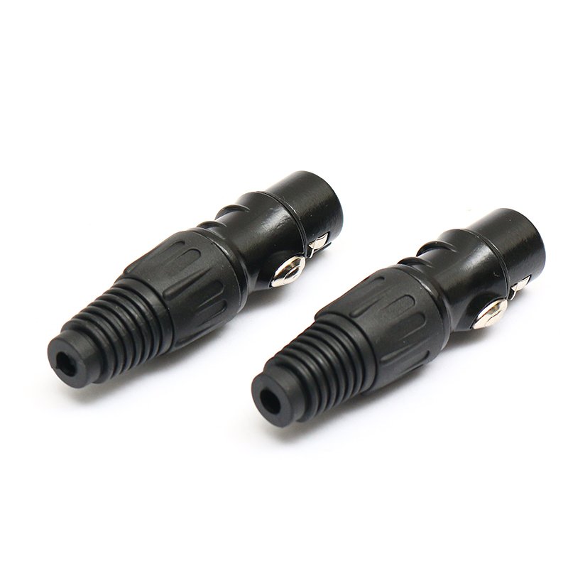 Free Sample OEM Audio equipment connector accessories three core cannon mother connector power amplifier audio microphone power
