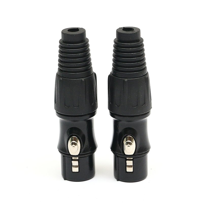 Free Sample OEM Audio equipment connector accessories three core cannon mother connector power amplifier audio microphone power