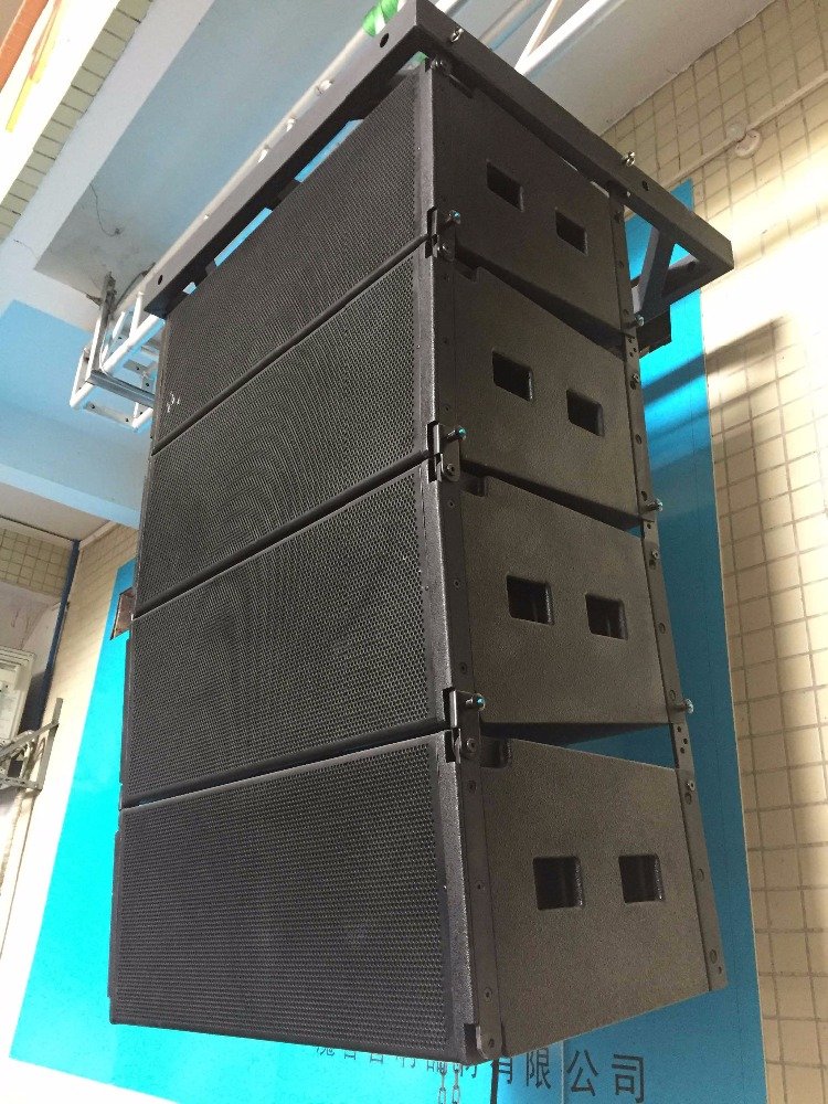 Dual 12 inch clear voice audio loudspeaker outdoor SHOW line array set Morin LA-212