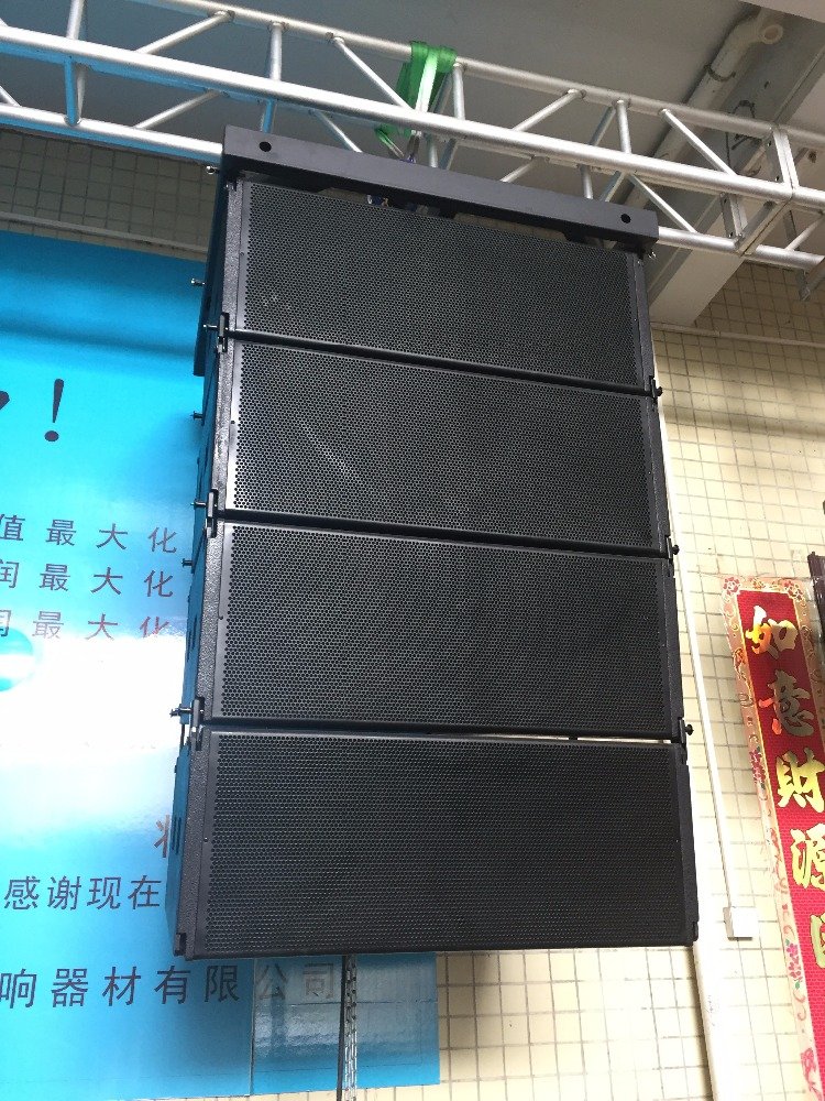 Dual 12 inch clear voice audio loudspeaker outdoor SHOW line array set Morin LA-212