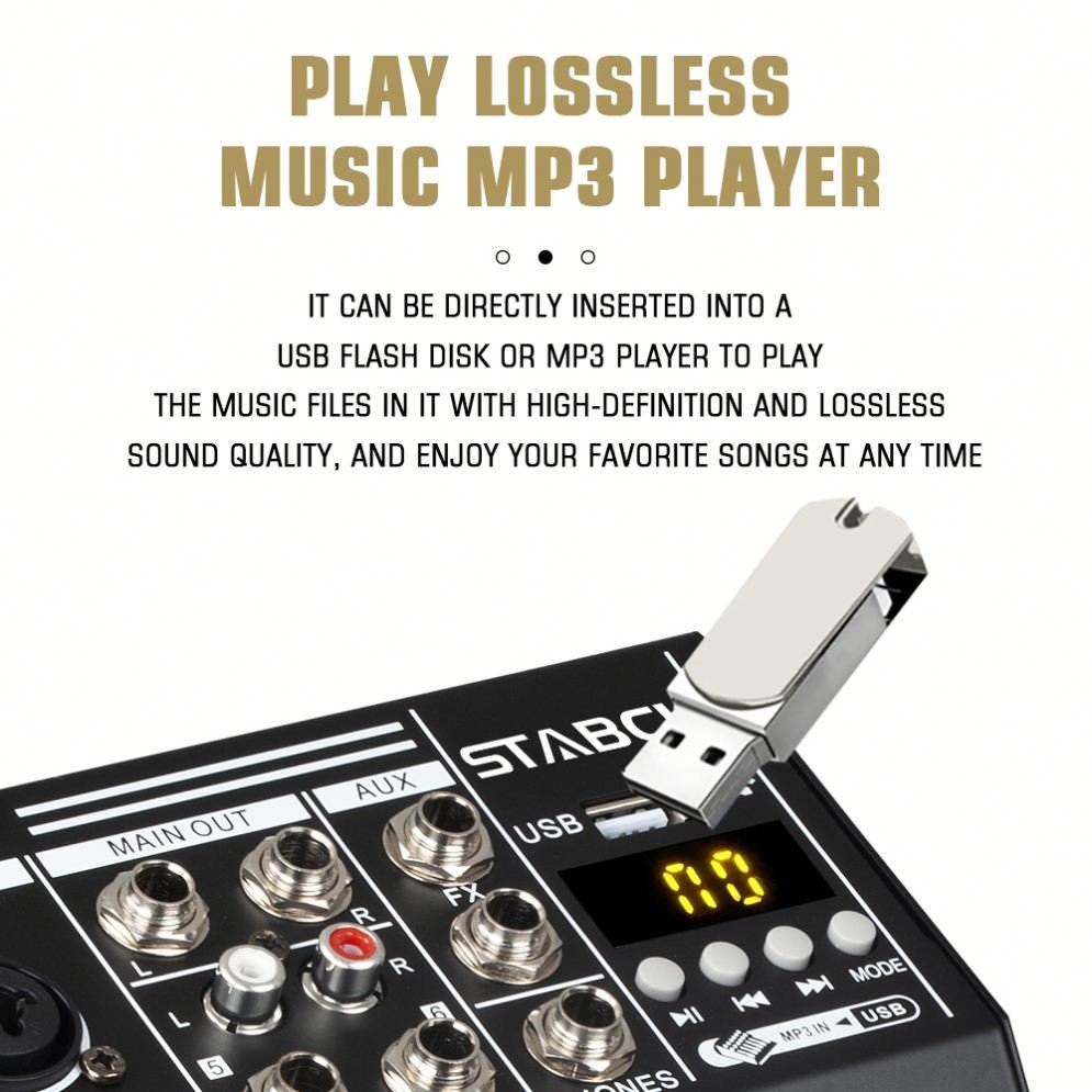 ST-6M Professional 99 DSP Audio dj mixer speakers audio sound recording studio equipment system console