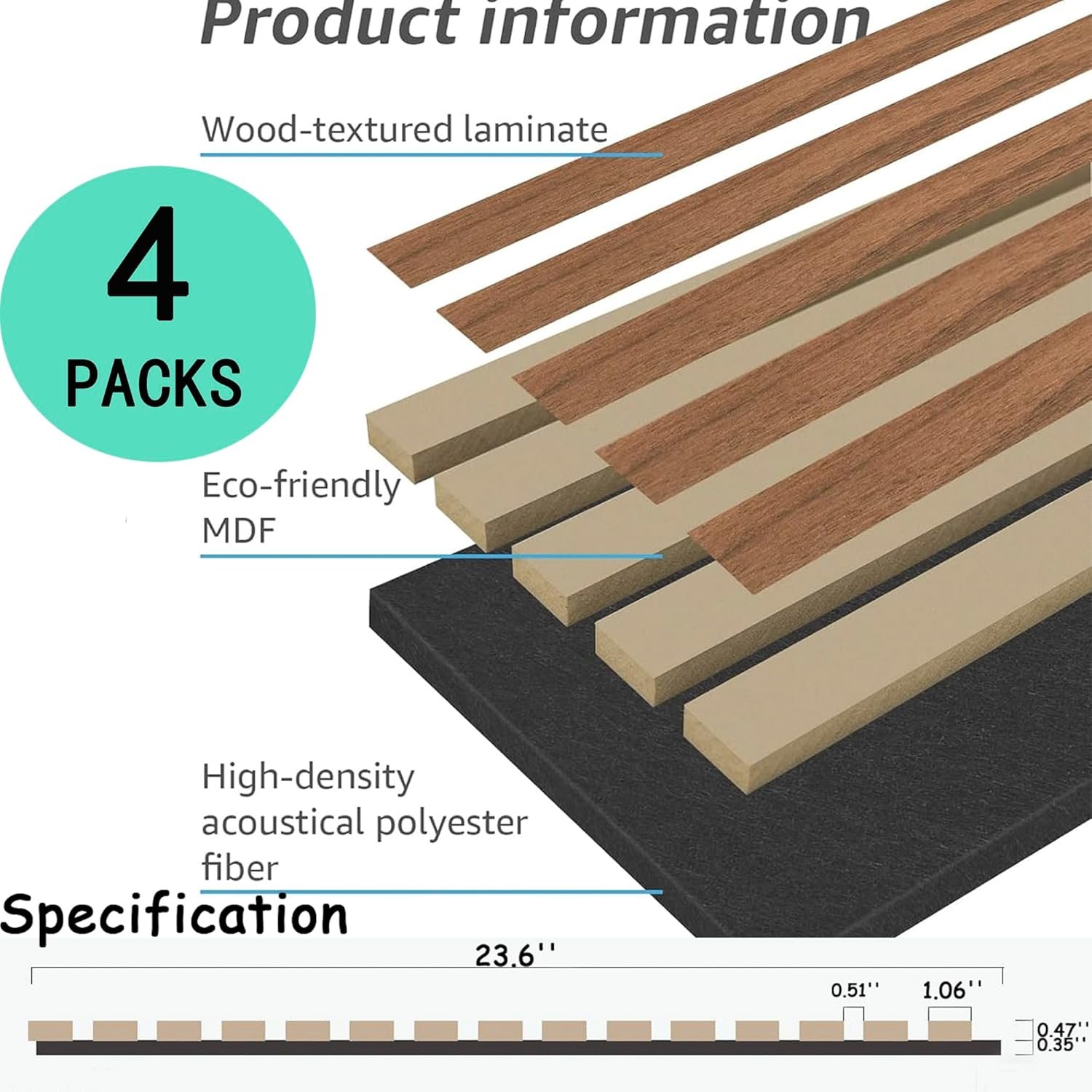 Akupanel Wooden Acoustic Wall Panels Soundproof Wood Slat Polyester Acoustic Panels Advantage Sound