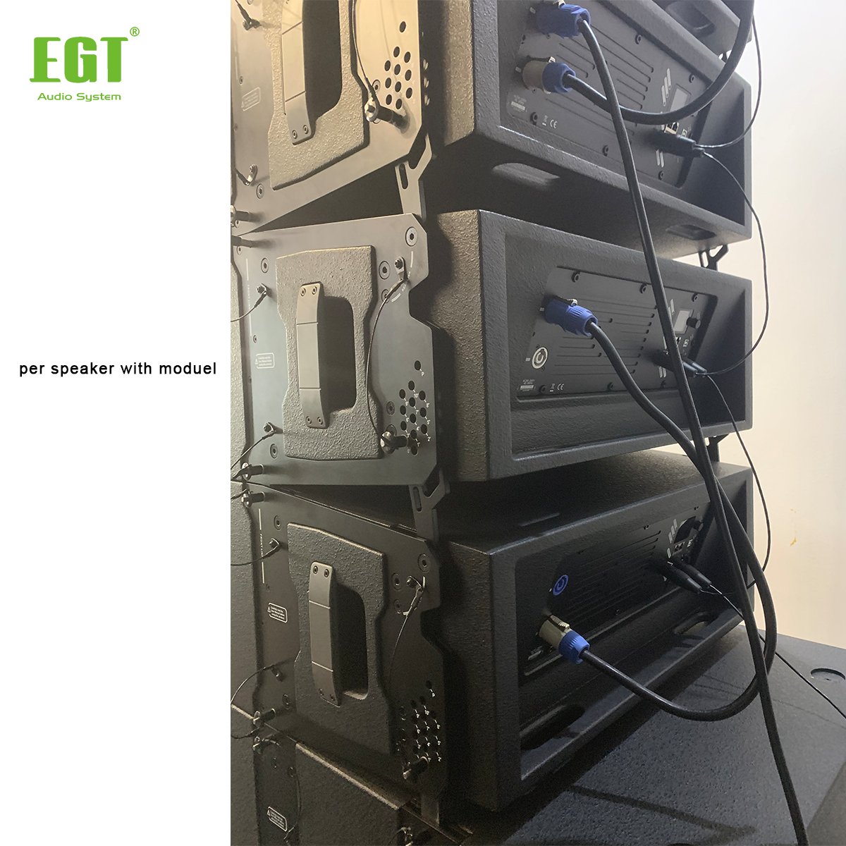 300 watts active power amplifier line array speakers profession audio sounds powerful system for theater outside