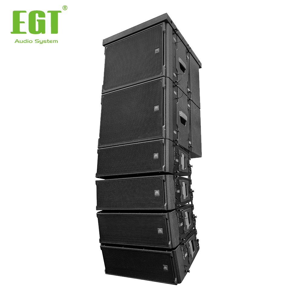 300 watts active power amplifier line array speakers profession audio sounds powerful system for theater outside