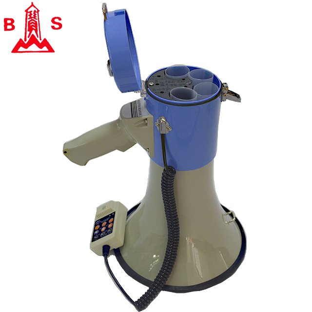 ABS housing talk siren 50W DC12V handy megaphone PA system megaphone 300 Seconds recording time