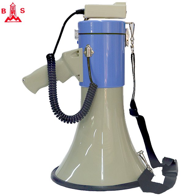 ABS housing talk siren 50W DC12V handy megaphone PA system megaphone 300 Seconds recording time