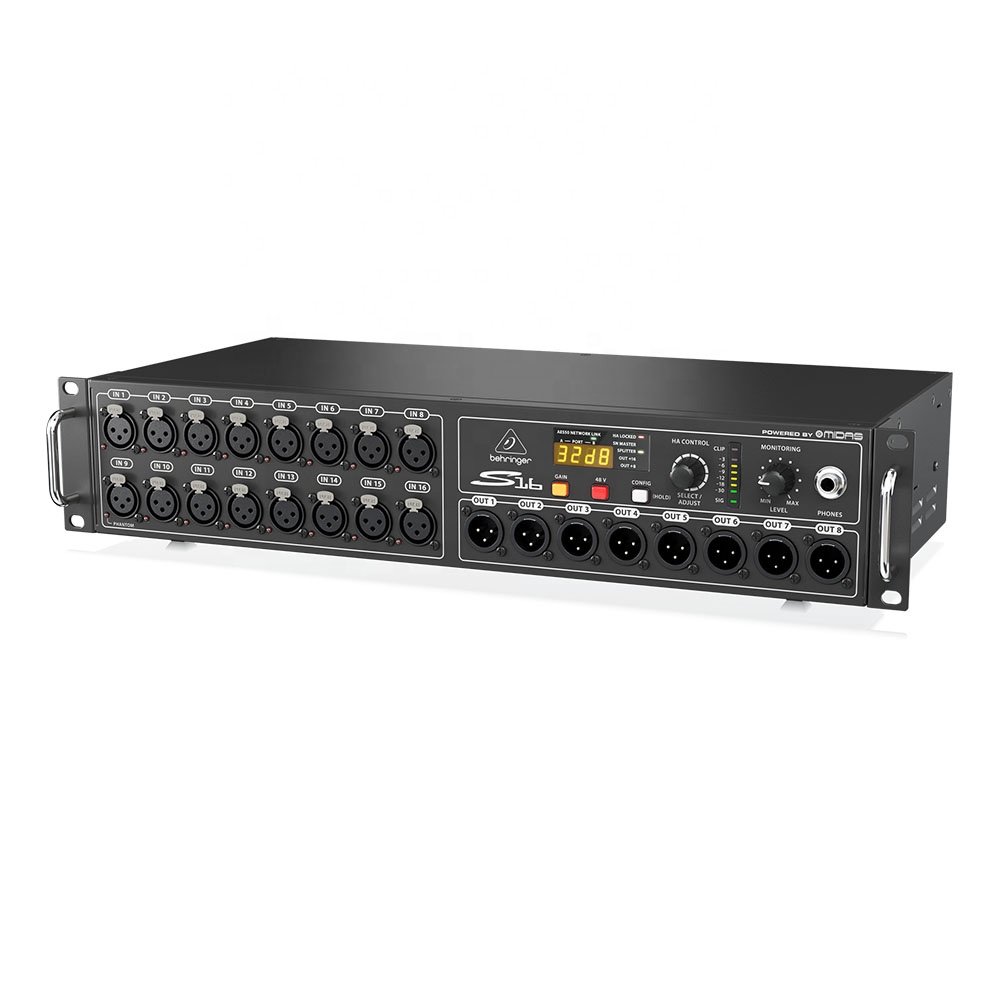 Behringer S16 Digital Mixer Stagebox 16-Input 8-Output Pa Sound System Audio Equipment Stagebox