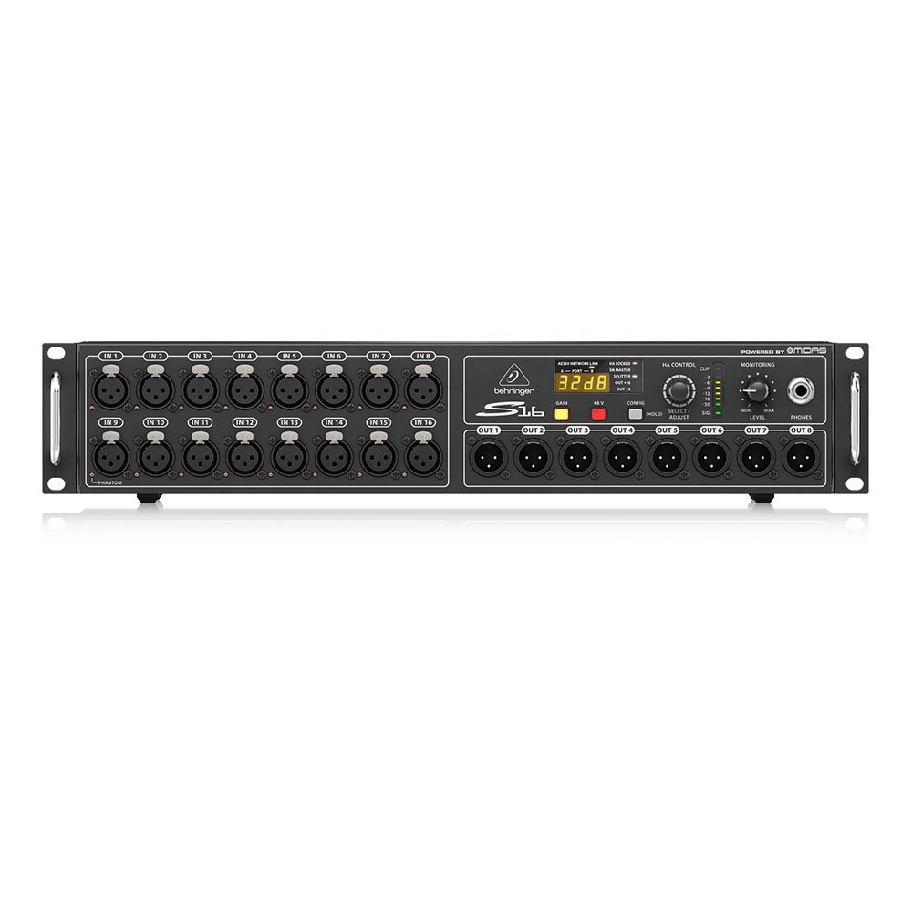 Behringer S16 Digital Mixer Stagebox 16-Input 8-Output Pa Sound System Audio Equipment Stagebox