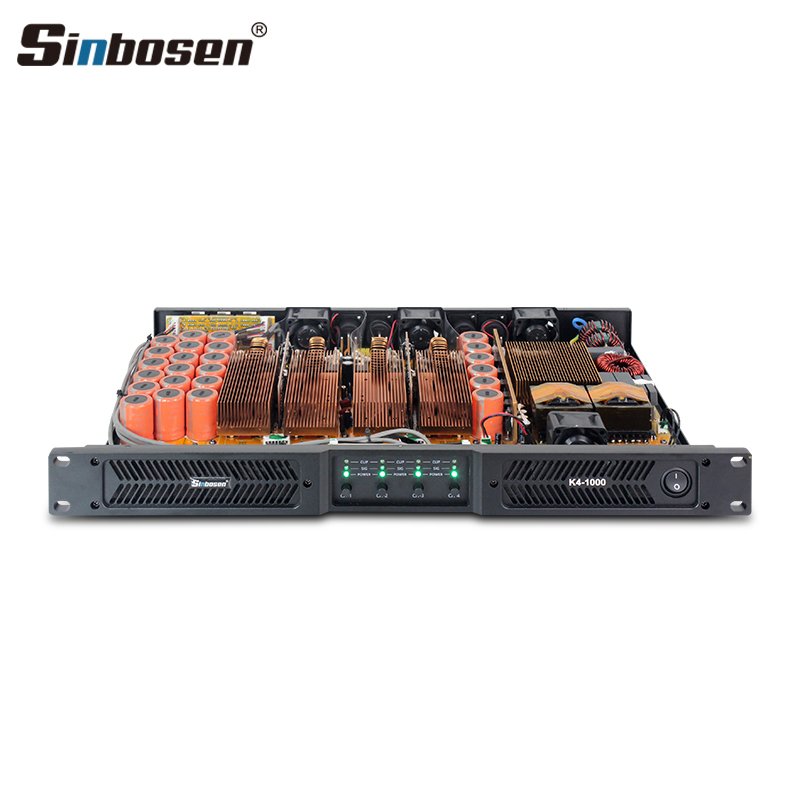 1000 watts 4 channel professional class d power amplifier audio