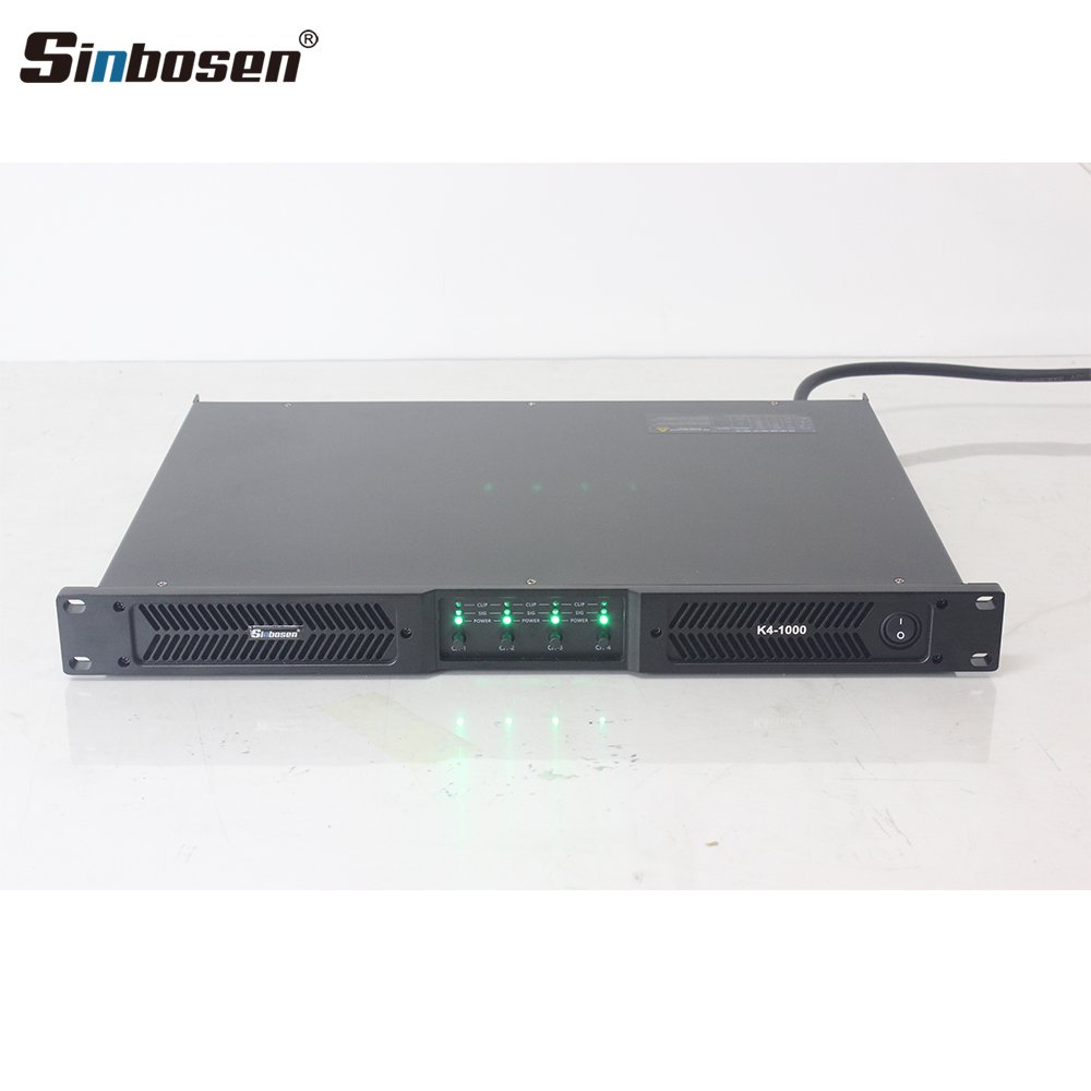 1000 watts 4 channel professional class d power amplifier audio