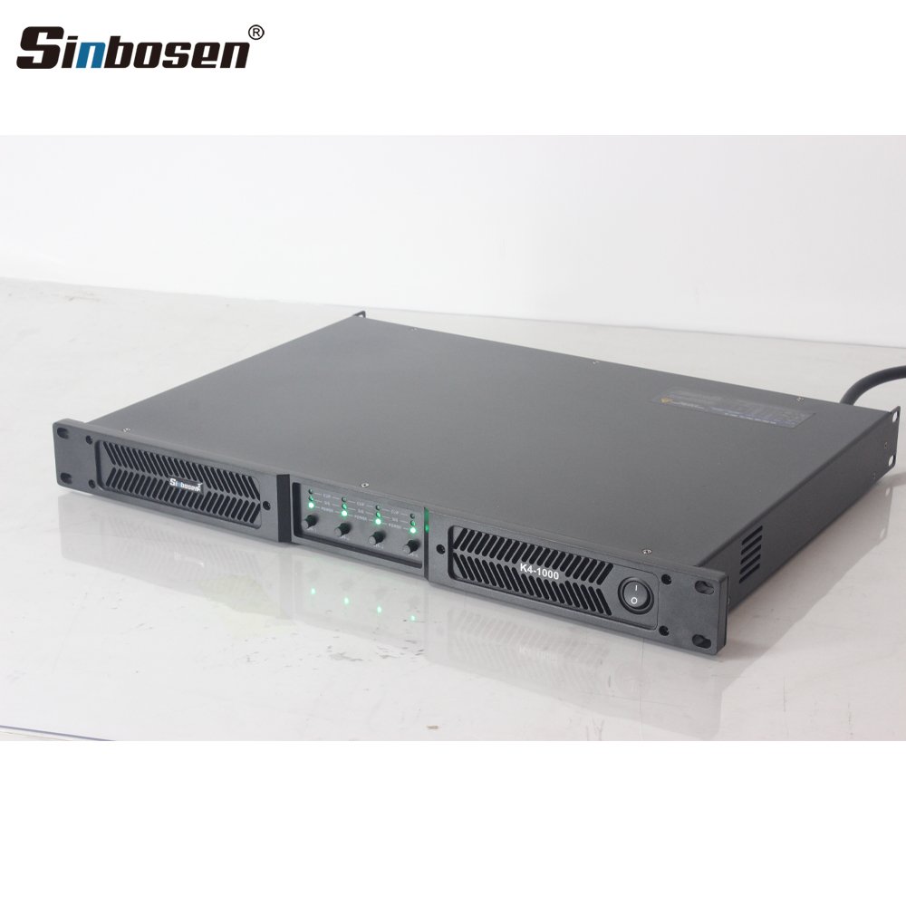 1000 watts 4 channel professional class d power amplifier audio
