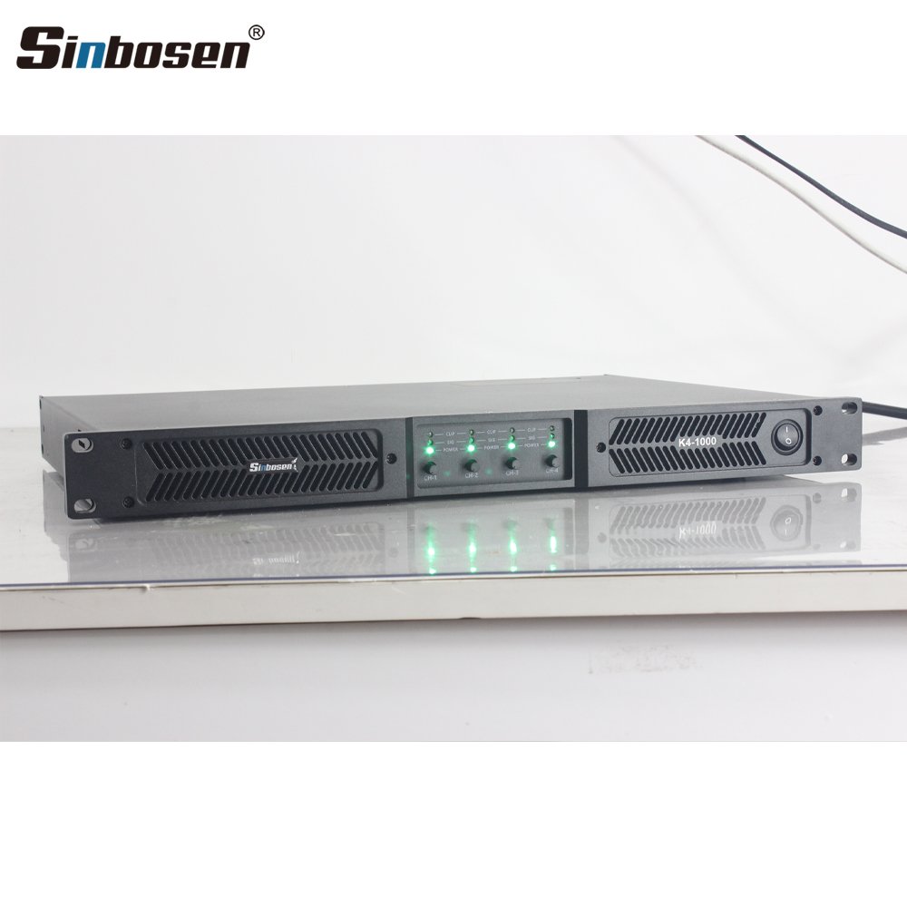 1000 watts 4 channel professional class d power amplifier audio