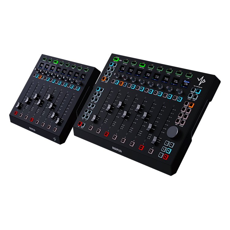 midiplus Up+ Tactile Motorised Faders Eight Channel Sequencer Mixer Control Mixer MIDI Controller Up Host DAW Controller