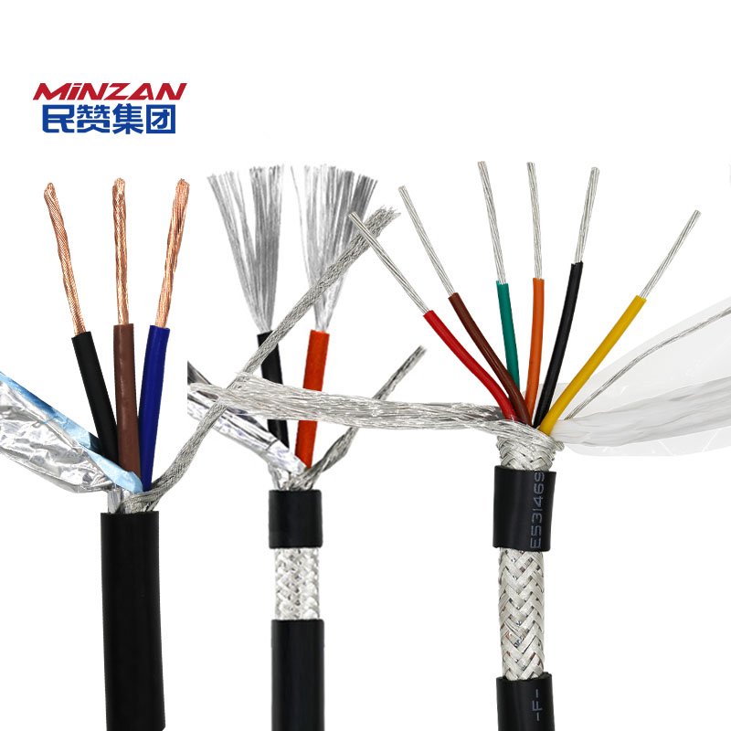 ul2547 80C 3000V shield cable 2C 3C 4C 18awg 20awg 22awg 24awg 26awg 28awg multi core shielded cable