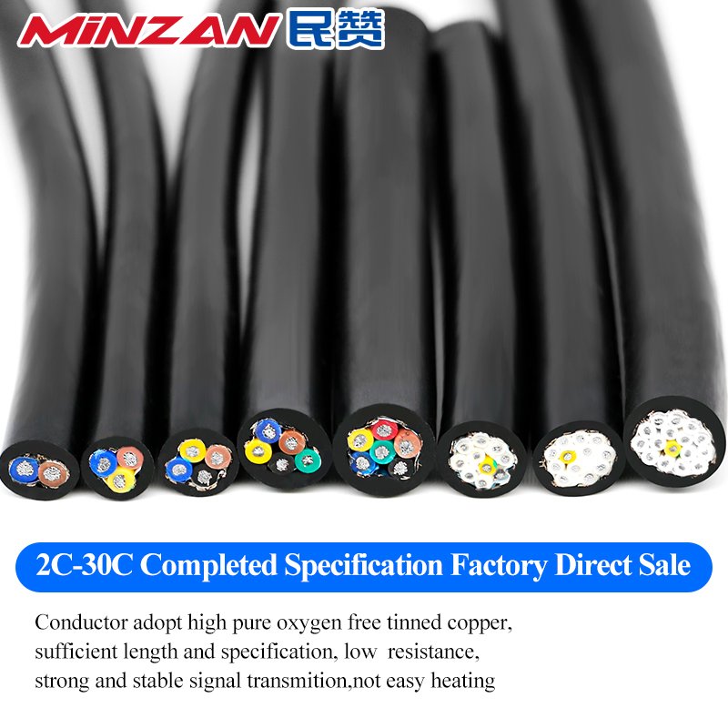 ul2547 80C 3000V shield cable 2C 3C 4C 18awg 20awg 22awg 24awg 26awg 28awg multi core shielded cable