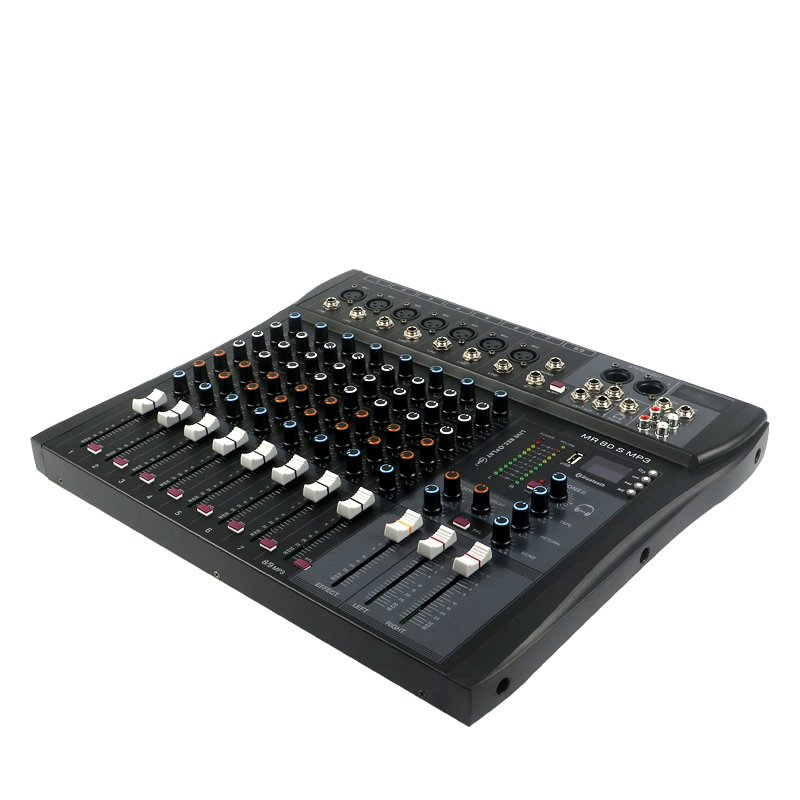 Professional Sound Mixer 8-channel Mono USB Audio Mixer Stage Equipment Digital Console