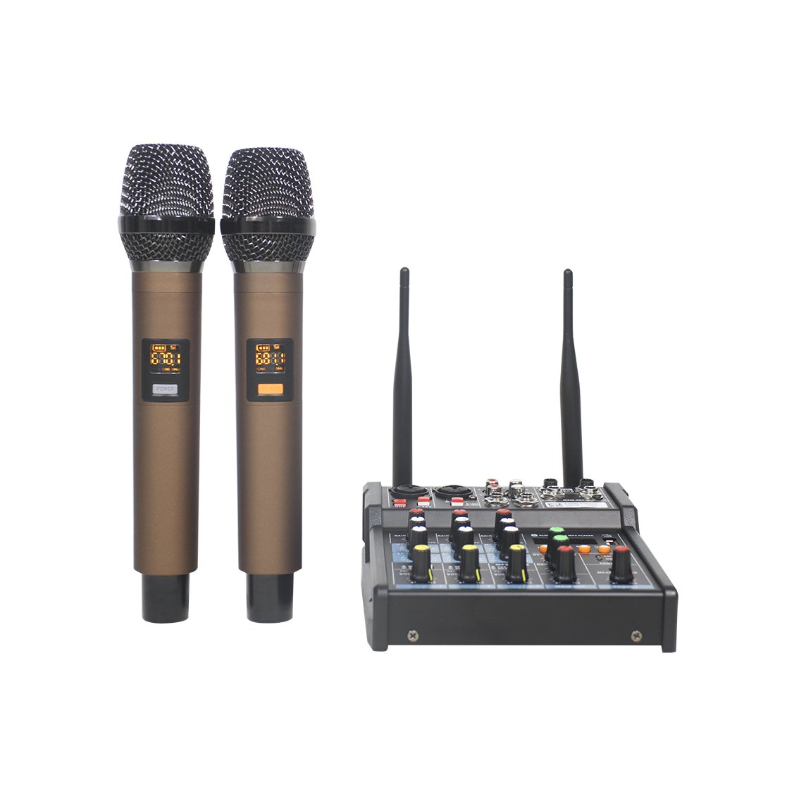 120W powered PA audio music mixing console