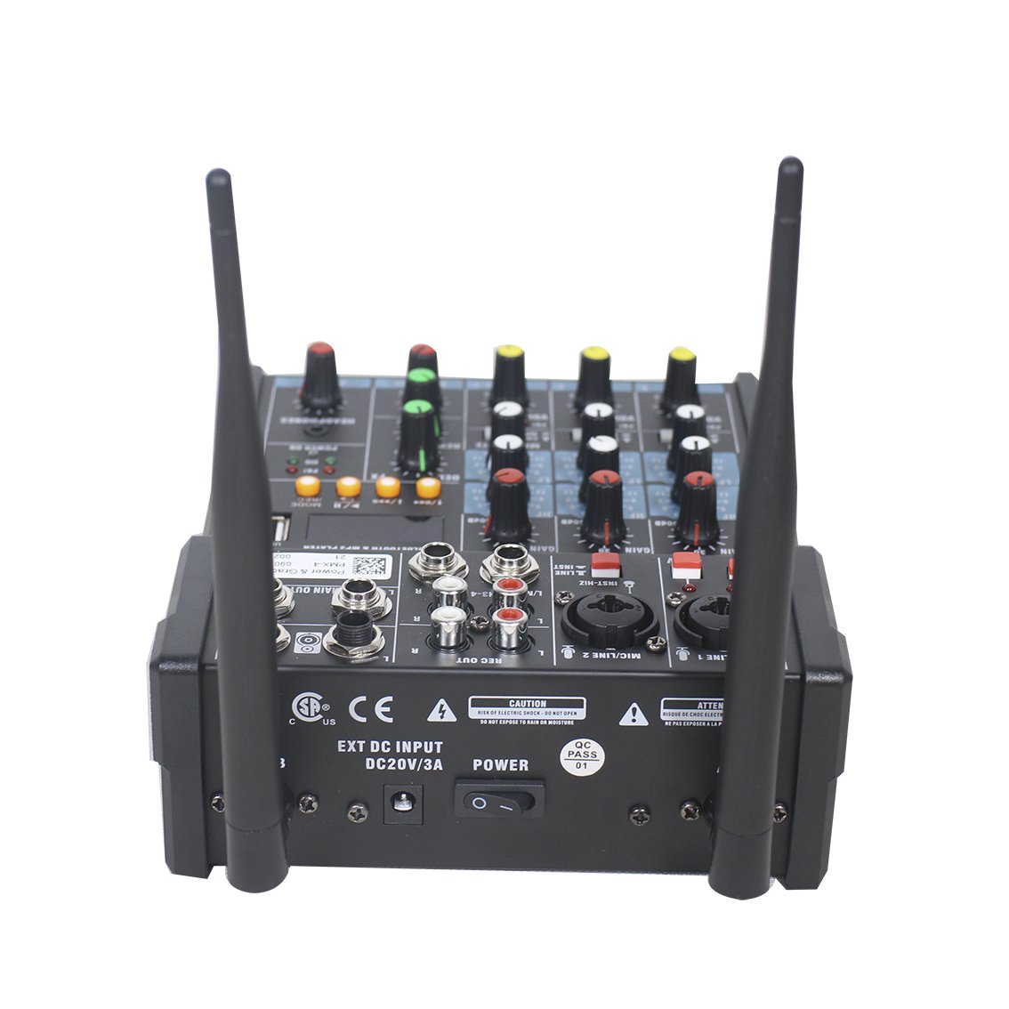 120W powered PA audio music mixing console