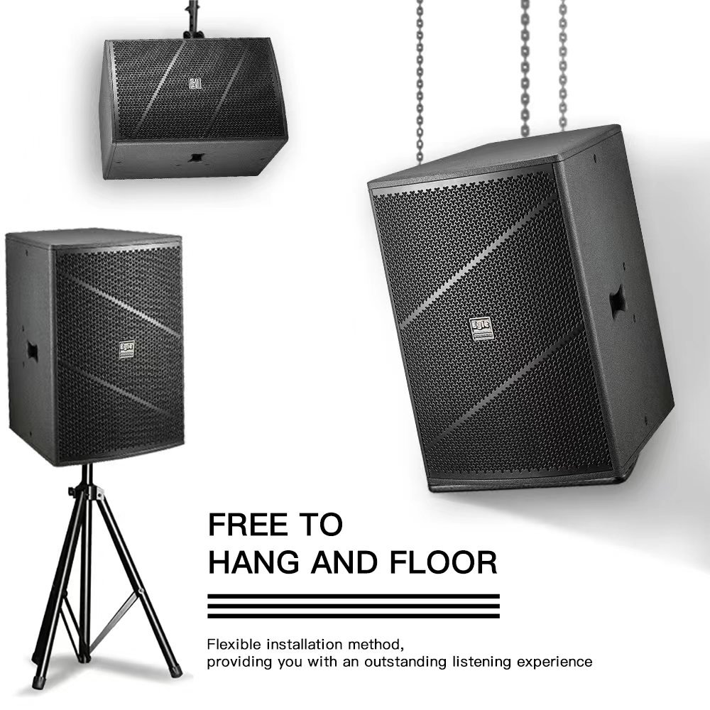 2023 Professional 450W 2 way Full Range sound equipment KTV Karaoke System Set Speakers 10 12 Monitor Loudspeakers