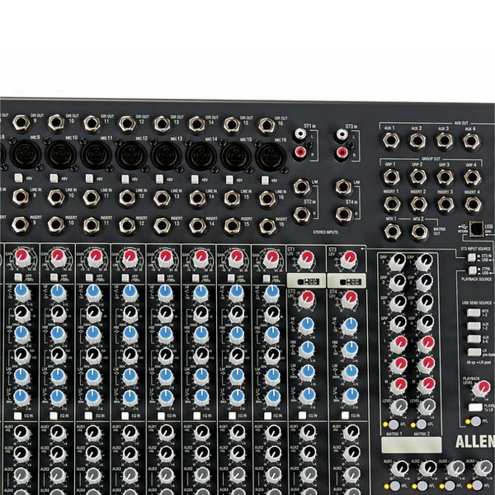 Allen & Heath ZED-428 Mixer 24-Channel Inputs Live & Studio With USB Audio Interface Pa System Music Equipment
