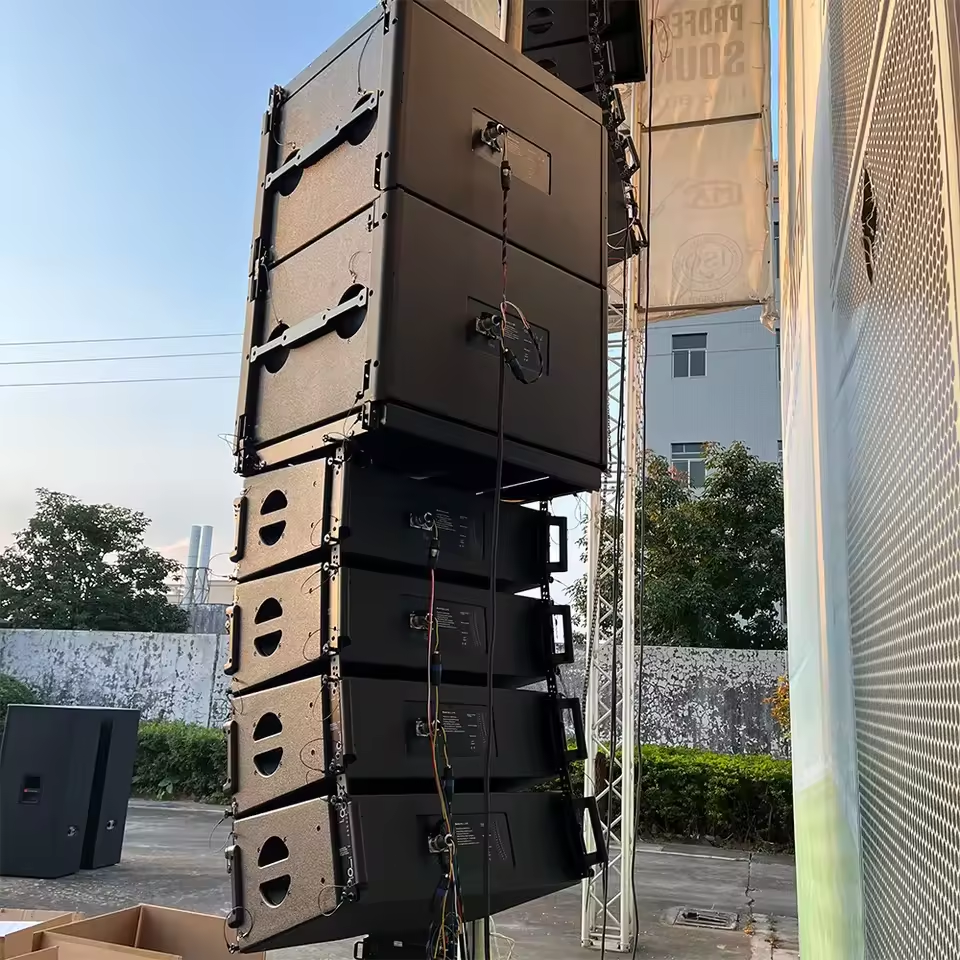 Hot Sale Full Range Passive Line Array Speaker Powerful Long Throw Sound System for DJ Events and Outdoor/Indoor Use