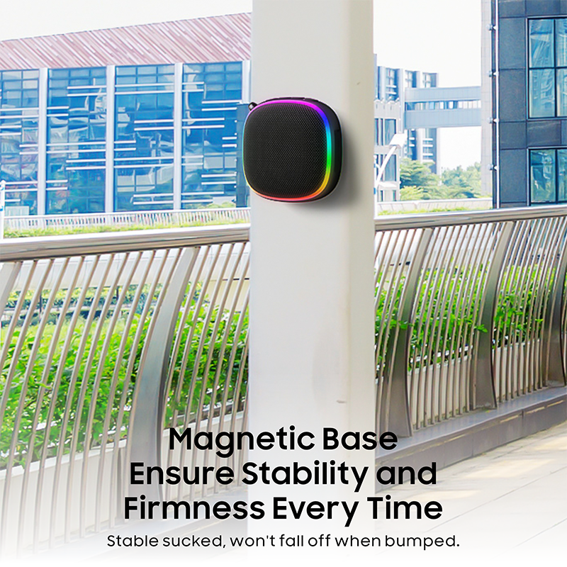 IPX5 Waterproof Wireless Speaker Colorful LED Light Mini Portable BT5.3 Speaker Sound Equipment Accessories
