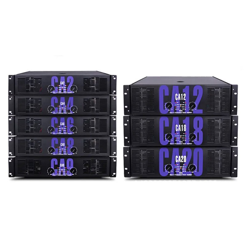 CA12/CA18/CA20/CA30 OEM 150W-1900W 2CH Professional Power Amplifier Audio Sound Equipment for Stage Theatre KTV School Church