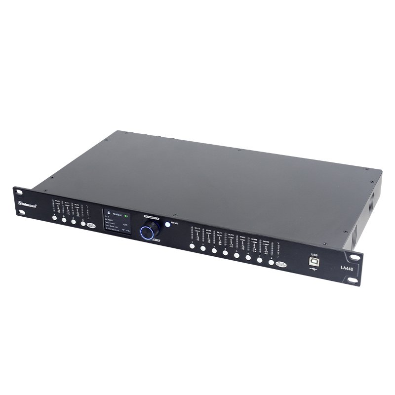 LA448 sound equipment dsp processor 4 x8 dsp audio processor fir filters