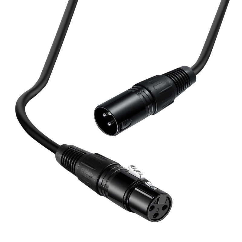 Hifi Speaker Xlr To Xlr Cable Wire Video Balanced Audio Microphone Cable High Quality 3 Pin Male To Female Mic Microphone Cable