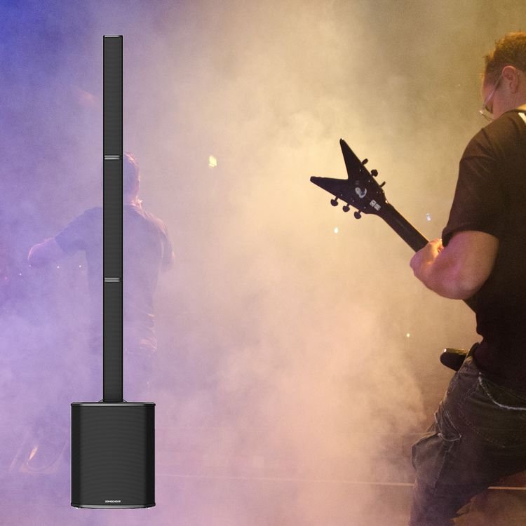 Competitive Price G1 Columbia PA Speaker System with Integrated Blue-tooth and Built-in 6 Channel Mixer for DJ Musician