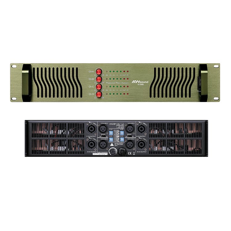 4 Channel High Quality 4.16 power amplifier 3200w Audio Amplifier Sound System Audio Professional