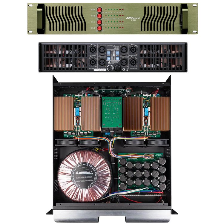 4 Channel High Quality 4.16 power amplifier 3200w Audio Amplifier Sound System Audio Professional