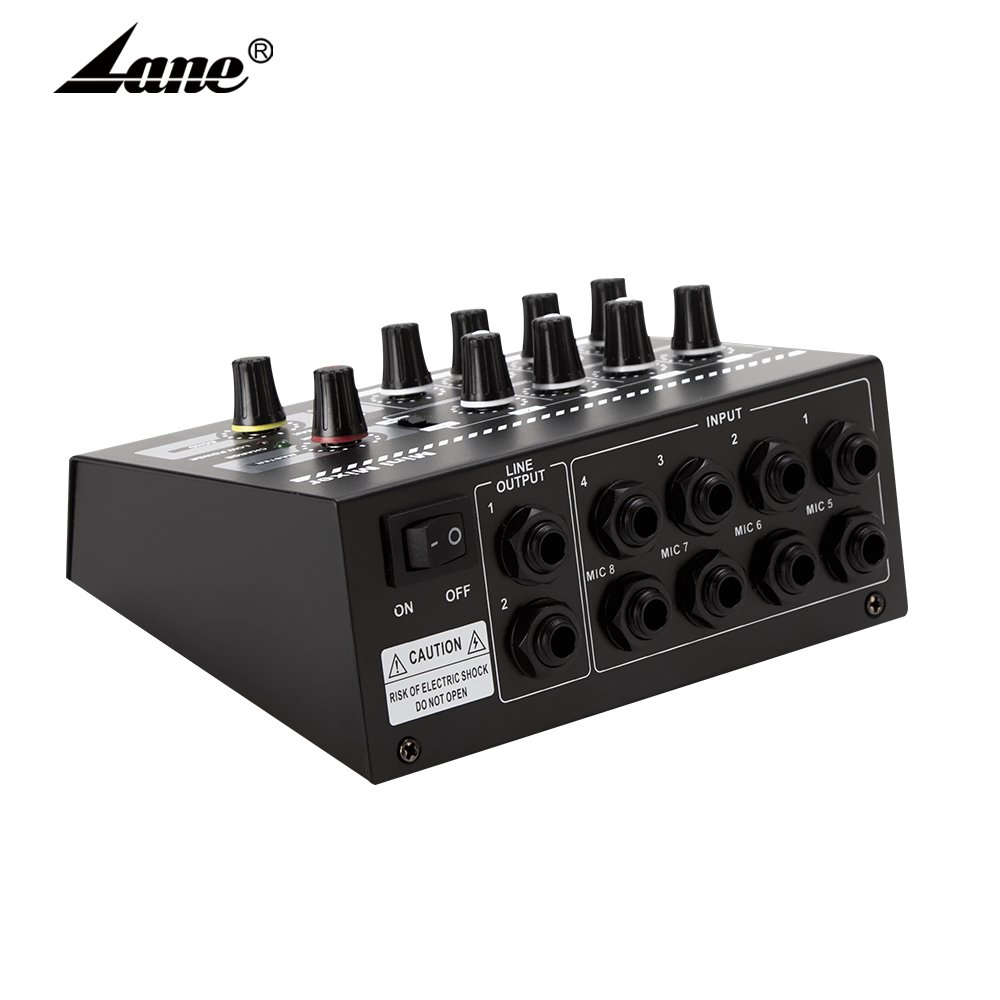 Lane M2 Mini Audio Mixer Audio Interfaces Ha800 Headphone Mixer Stock Usb Sound Card 8 Channel Digit Carte Son De 8 Piste Dsp X8