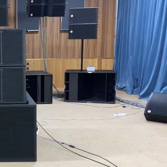 1 set Portable sound system Speaker active outdoor indoor stage line array system speakers
