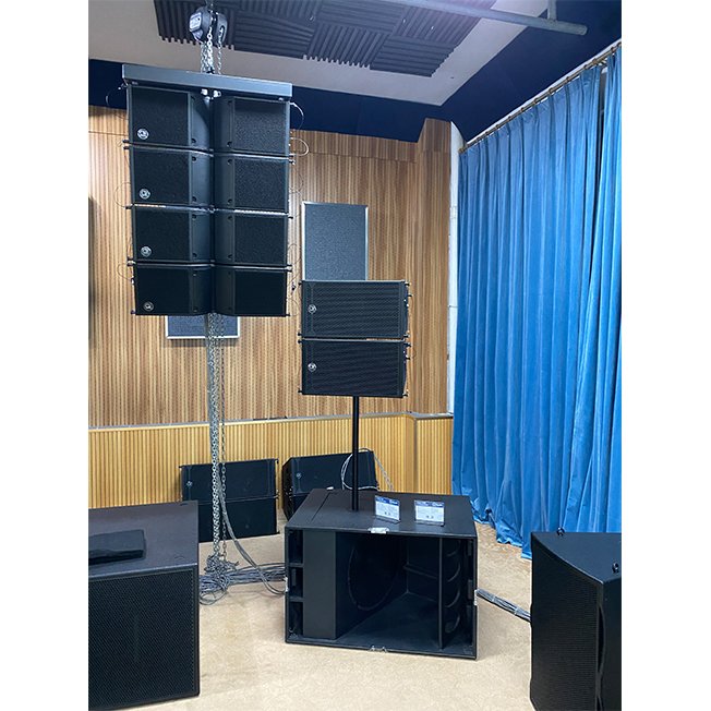 1 set Portable sound system Speaker active outdoor indoor stage line array system speakers