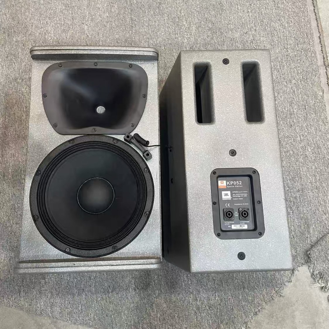 Charm Choice KP052 Professional Stage Performance Speaker, 400W 12 inch Bidirectional Full Range Sound System