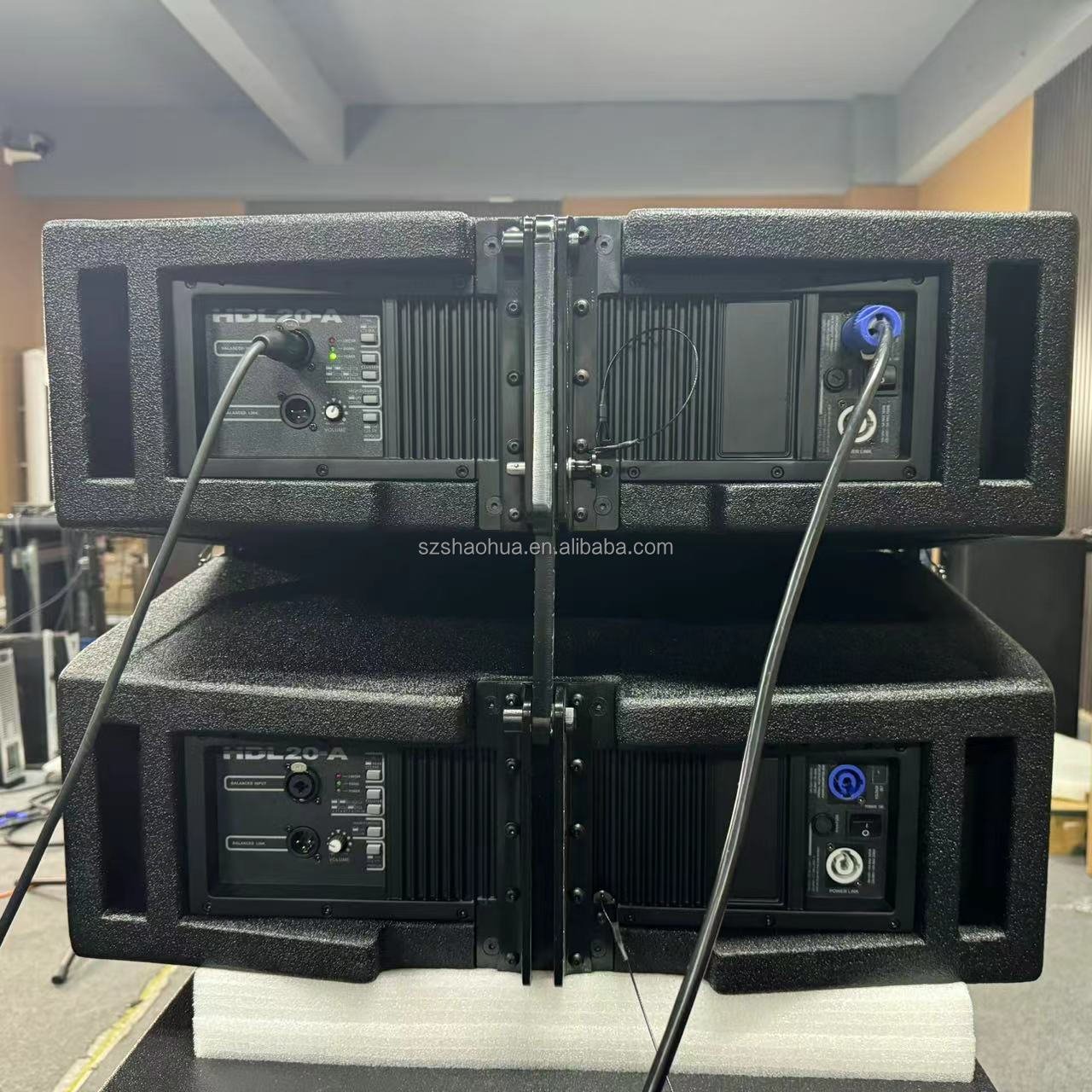HDL 20-A dual 10 inch active two-way line array speakers pa speaker line array profesional audio sound equipment