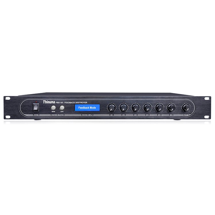 Thinuna FBD-161 Conference System Microphone Sound Mixer Performance Pro Audio Feedback Destroyer DSP Feedback Suppressor