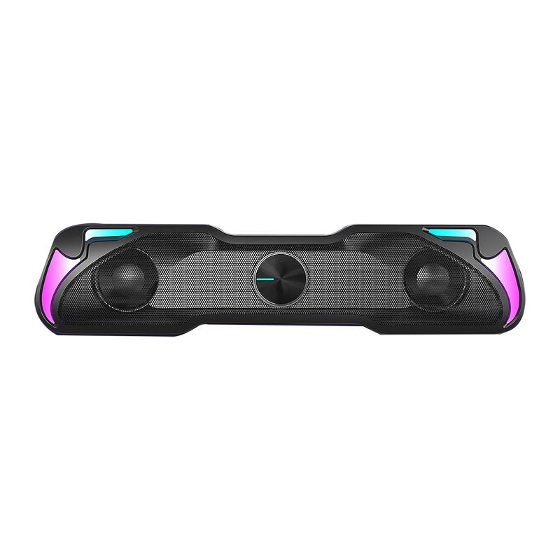 Portable Hot Computer Gaming Smart Speakers Wireless Speaker Pc Tv Monitor System Hifi Sound Bar Rgb with Subwoofer