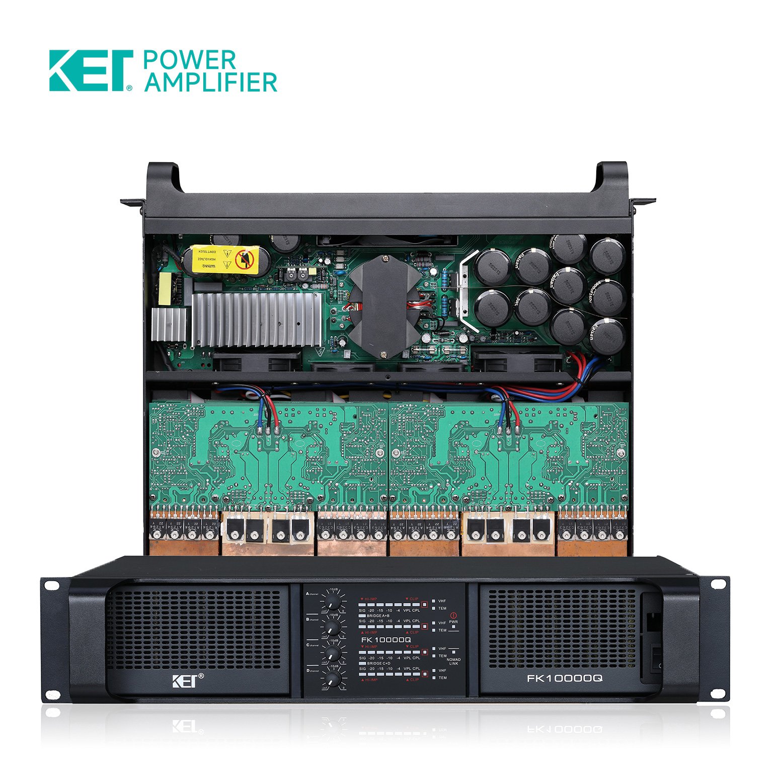 KET FK10000Q Power Amplifier Metal Shell Sound Equipment/amplifiers/speaker for line array speakers