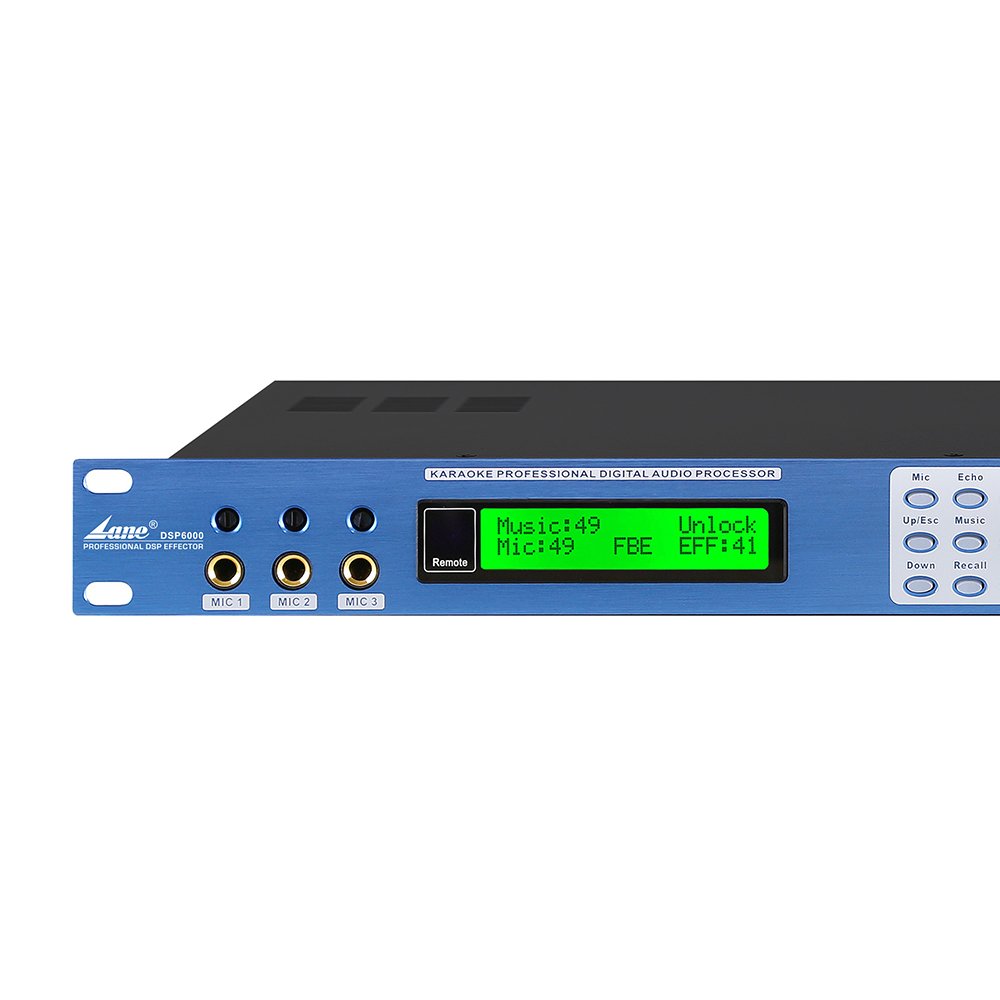 DSP6000 New Product Professional Usb Input Dsp Karaoke Sound Audio Effect System Audio Processor