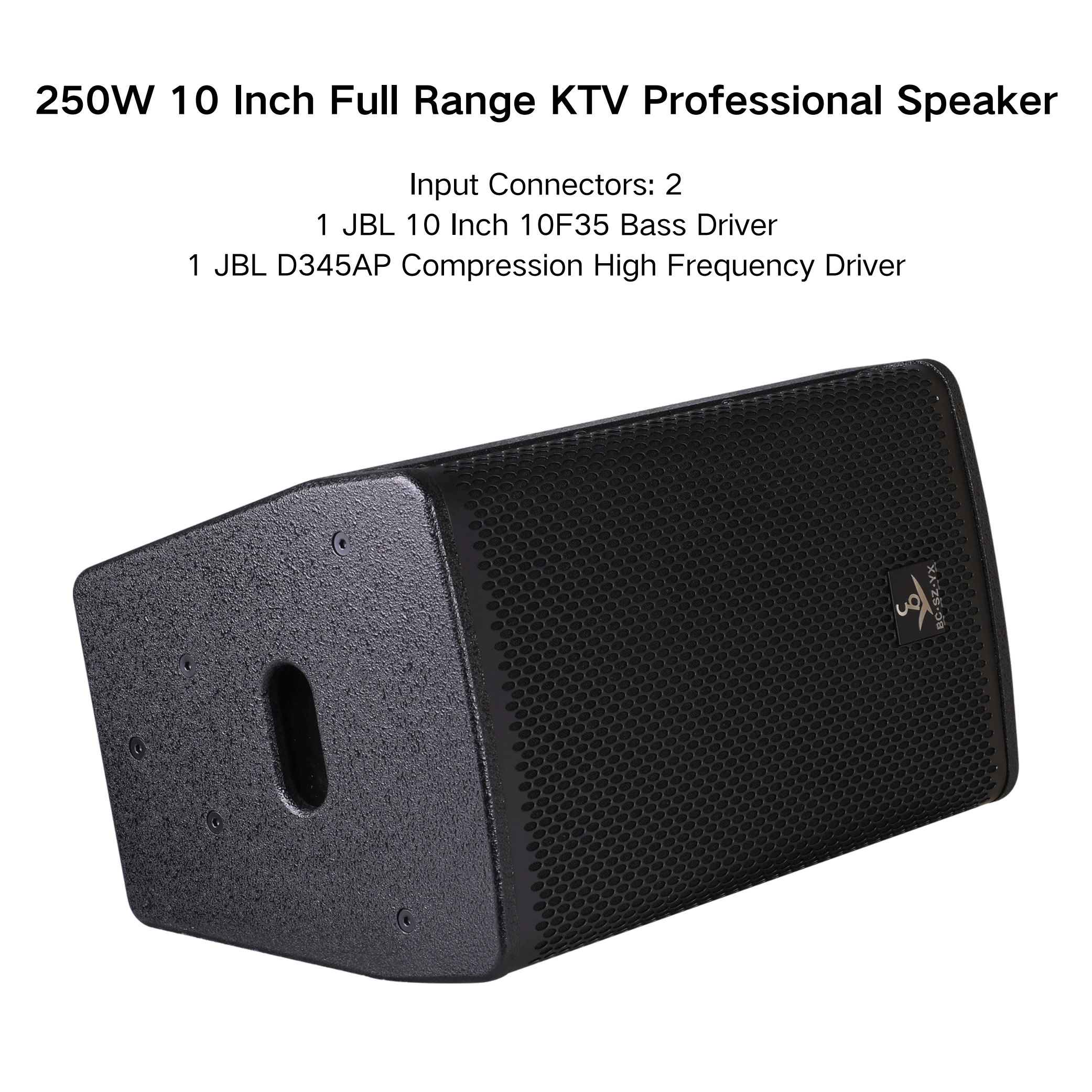 High Quality 250W Passive 10 Inch Professional Audio Sound System Speaker (JBL KLS10) For Family Cinema KTV