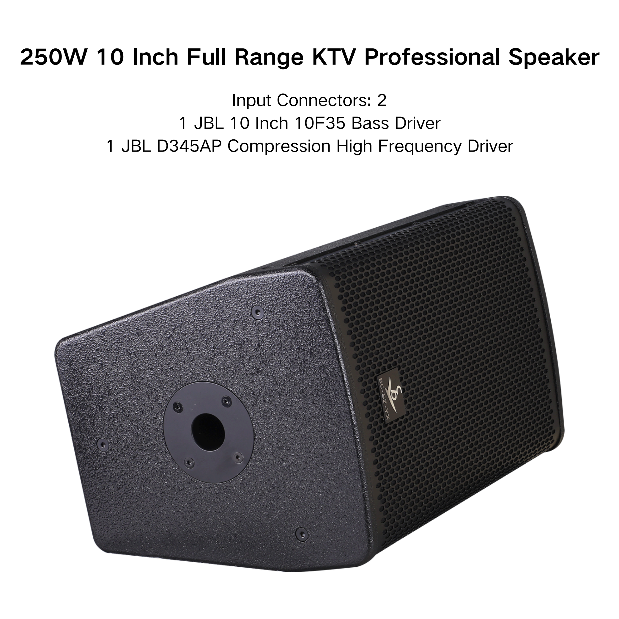 High Quality 250W Passive 10 Inch Professional Audio Sound System Speaker (JBL KLS10) For Family Cinema KTV