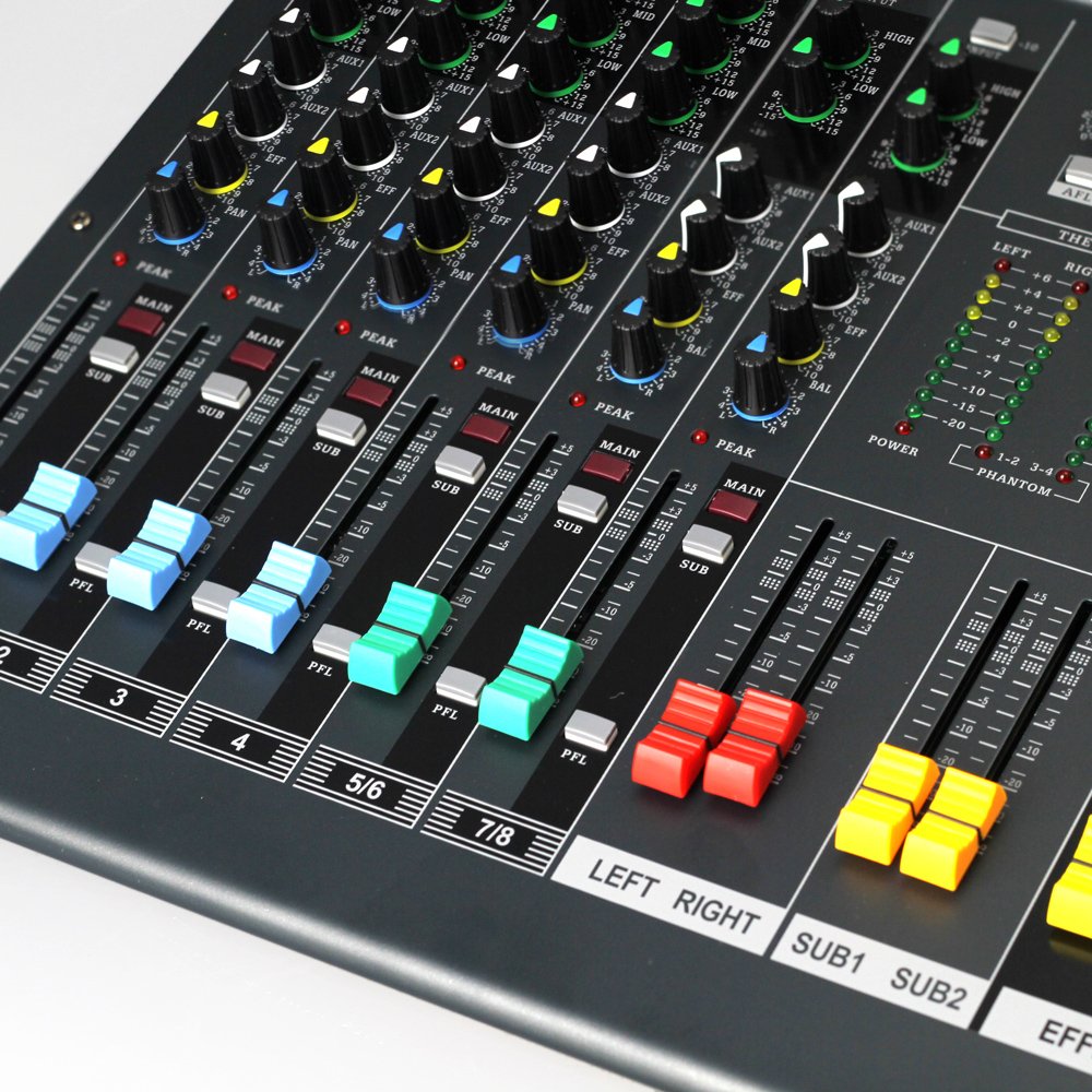 Yarmee conference auxiliary equipment mixing console mixer for audio system