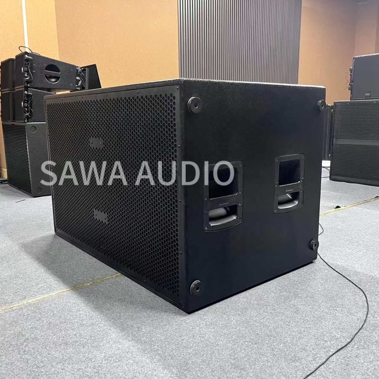 8006 AS Subwoofer Passive Active Double 18 inch Subwoofer pa speaker audio sound equipment outdoor speakers 18 inch