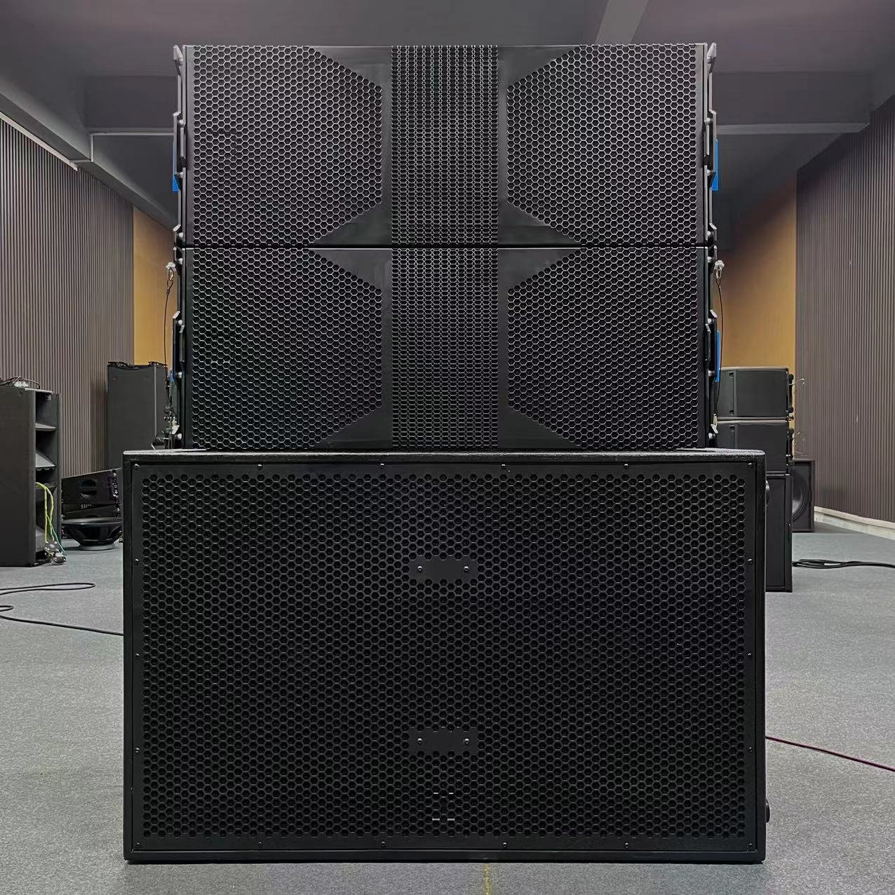 8006 AS Subwoofer Passive Active Double 18 inch Subwoofer pa speaker audio sound equipment outdoor speakers 18 inch
