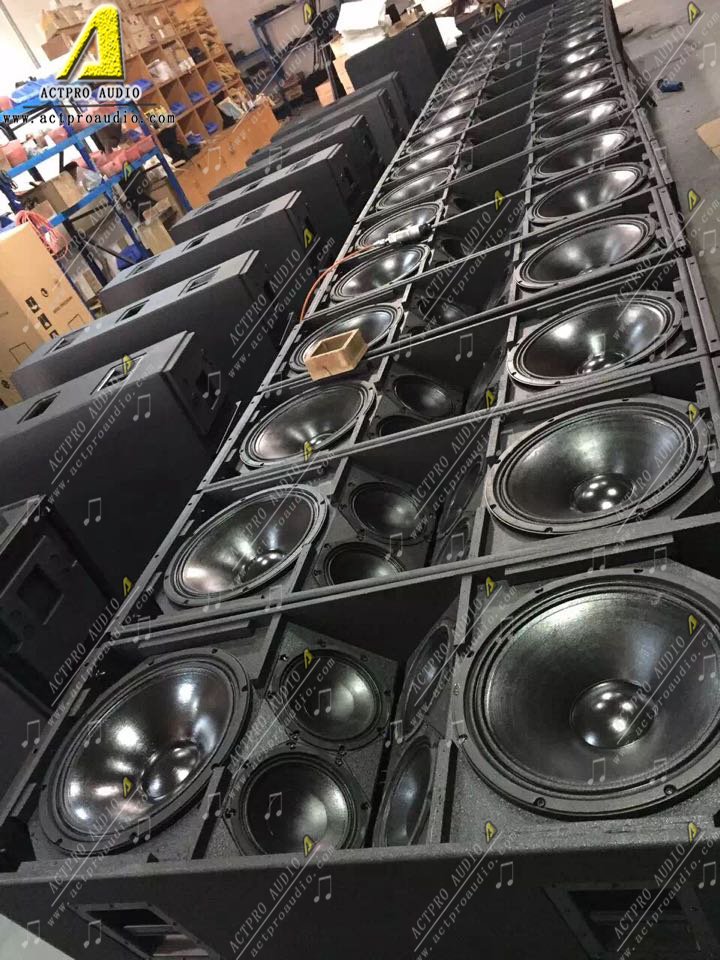 Professional sound equipment VT 4888 VT4889 line array speaker dual 12 inch 15 inch three way line array system loudspeaker