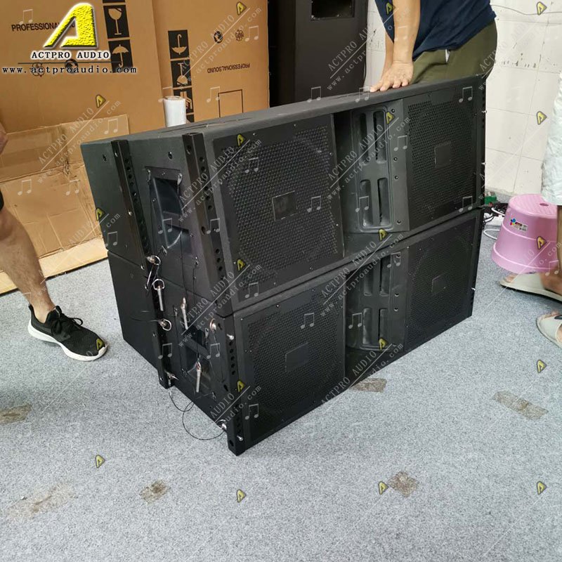 Professional sound equipment VT 4888 VT4889 line array speaker dual 12 inch 15 inch three way line array system loudspeaker