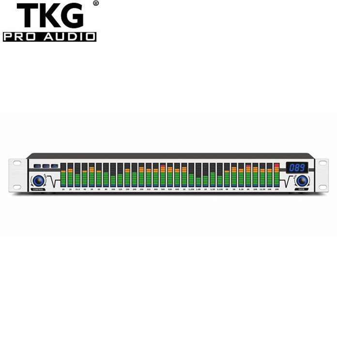 TKG sound system Dual 31 Bands Equaliser Digital equalizer A31 audio karaoke dj professional Stage equalizer audio
